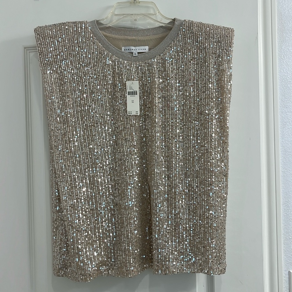 Sequin Top - Anthropologie